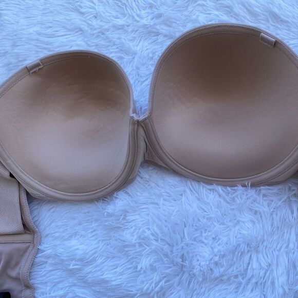 Torrid Curve Tan Lace Detail Underwire Bra Size 46C - Picture 5 of 8